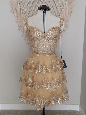 NWT Gold Dress by Nox Anabel